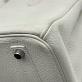 エルメス HERMES バーキン35 □M刻印 ホワイト トゴ レディース ハンドバッグ
