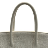 エルメス HERMES バーキン35 □M刻印 ホワイト トゴ レディース ハンドバッグ