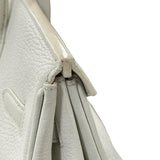エルメス HERMES バーキン35 □M刻印 ホワイト トゴ レディース ハンドバッグ