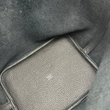 エルメス HERMES ピコタンロックMM W刻印 ブラック シルバー金具 トリヨン レディース ハンドバッグ