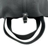 エルメス HERMES ピコタンロック MM A刻印 ブラック シルバー金具 トリヨン レディース ハンドバッグ