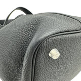 エルメス HERMES ピコタンロック MM A刻印 ブラック シルバー金具 トリヨン レディース ハンドバッグ