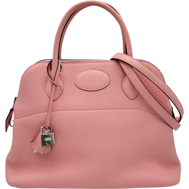 エルメス HERMES ボリード31 ヴェルソ U刻印 ローズサクラ/ナタ