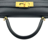 エルメス HERMES ミニケリー2 G刻印 ブラック ゴールド金具 エプソン レディース ショルダーバッグ