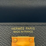 エルメス HERMES ミニケリー2 G刻印 ブラック ゴールド金具 エプソン レディース ショルダーバッグ