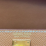 エルメス HERMES ミニケリー2 ゴールド ゴールド金具 エプソン レディース ショルダーバッグ