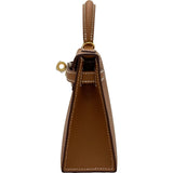 エルメス HERMES ミニケリー2 ゴールド ゴールド金具 エプソン レディース ショルダーバッグ