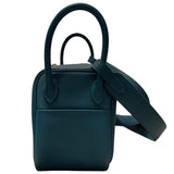 エルメス HERMES リンディミニ Y刻 ヴェールボスフォール/ゴールド金具 スイフト レディース ショルダーバッグ