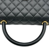 シャネル CHANEL ココハンドル29 A92991 25番台 ブラック ゴールド金具 キャビアスキン レディース ハンドバッグ