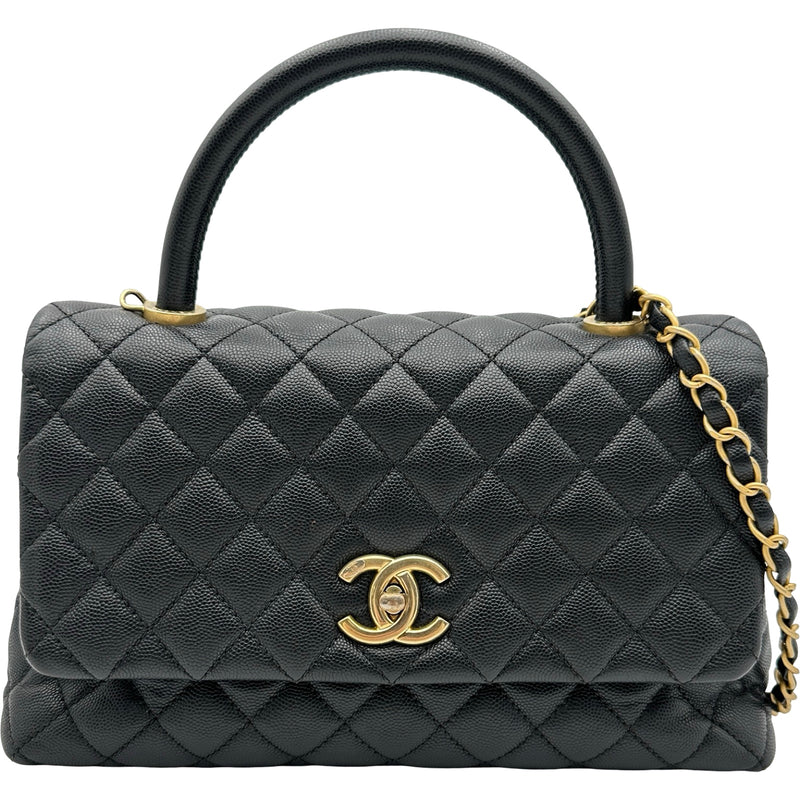 シャネル CHANEL ココハンドル29 A92991 25番台 ブラック ゴールド金具