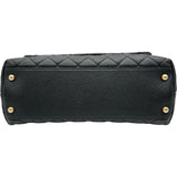 シャネル CHANEL ココハンドル29 A92991 25番台 ブラック ゴールド金具 キャビアスキン レディース ハンドバッグ