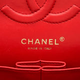 シャネル CHANEL マトラッセ25 A01112 31番台 レッド ゴールド金具 キャビアスキン レディース ショルダーバッグ