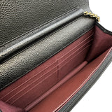 シャネル CHANEL マトラッセ チェーンウォレット AP0250 29番台 ブラック ゴールド金具 キャビアスキン レディース ショルダーバッグ