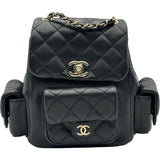 シャネル CHANEL マトラッセ リュック AS4399 ブラック ゴールド金具 キャビアスキン レディース リュック・デイパック