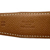エルメス HERMES Hベルト □C刻印 ブラック/ゴールド シルバー金具 ボックスカーフ/クシュベル レディース ベルト