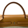 エルメス HERMES エールジップPM Z刻印 ブラウン シルバー金具 トワル レディース ショルダーバッグ
