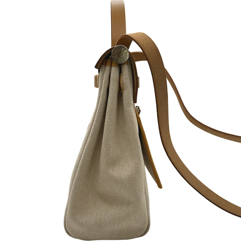 エルメス HERMES エールバッグジップPM Z刻印 ブラウン シルバー金具
