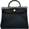 エルメス HERMES エールバッグジップPM Y刻印 ブラック ゴールド金具 トワル レディース ショルダーバッグ