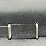 エルメス HERMES エールバッグジップ ミニ W刻印 ブラック シルバー金具 トワル レディース ショルダーバッグ