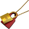 エルメス HERMES オーケリーネックレス ピンク ゴールド金具 メタル アクセサリー