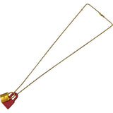 エルメス HERMES オーケリーネックレス ピンク ゴールド金具 メタル アクセサリー