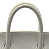 エルメス HERMES オータクロア32 □L刻印 ホワイト シルバー金具 エプソン レディース ハンドバッグ