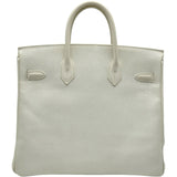 エルメス HERMES オータクロア32 □L刻印 ホワイト シルバー金具 エプソン レディース ハンドバッグ