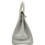 エルメス HERMES オータクロア32 □L刻印 ホワイト シルバー金具 エプソン レディース ハンドバッグ