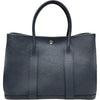 エルメス HERMES ガーデンパーティPM ブルーインディゴ シルバー金具 フィヨルド レディース トートバッグ