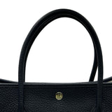 エルメス HERMES ガーデンパーティPM ブルーインディゴ シルバー金具 フィヨルド レディース トートバッグ