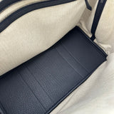 エルメス HERMES ガーデンパーティPM ブルーインディゴ シルバー金具 フィヨルド レディース トートバッグ