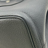 エルメス HERMES ガーデンパーティPM ブルーインディゴ シルバー金具 フィヨルド レディース トートバッグ