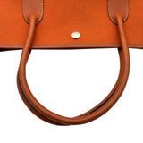 エルメス HERMES ガーデンパーティPM □I刻印 オレンジ シルバー金具 トワル レディース トートバッグ