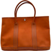 エルメス HERMES ガーデンパーティPM □I刻印 オレンジ シルバー金具 トワル レディース トートバッグ