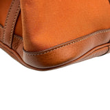 エルメス HERMES ガーデンパーティPM □I刻印 オレンジ シルバー金具 トワル レディース トートバッグ