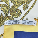 エルメス HERMES カレ90 LES ARMES DE PARIS マルチカラー シルク レディース スカーフ