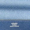 エルメス HERMES ケリーウォレットトゥーゴー W刻印 ブルーサフィール シルバー金具 エプソン レディース ショルダーバッグ