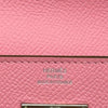 エルメス HERMES ケリーロングウォレット D刻印 ローズコンフェッティ シルバー金具 エプソン レディース 長財布