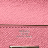 エルメス HERMES ケリーロングウォレット D刻印 ローズコンフェッティ シルバー金具 エプソン レディース 長財布