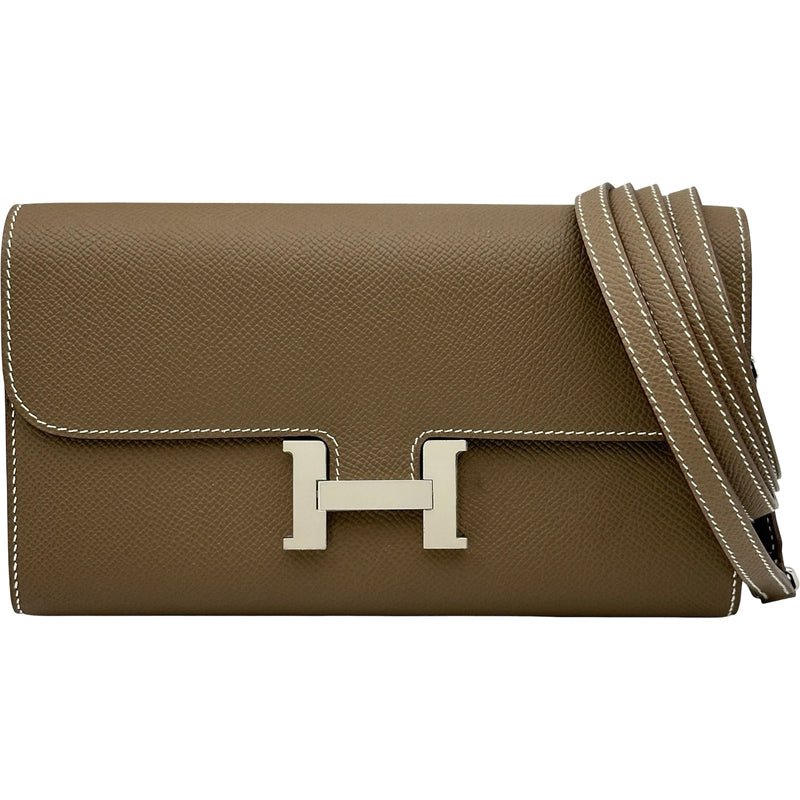 エルメス HERMES コンスタンタントゥーゴー K刻印 エトゥープ シルバー