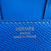 エルメス HERMES デッラカヴァッレリアミニ W刻印 ブルーフランス シルバー金具 エプソン レディース ショルダーバッグ