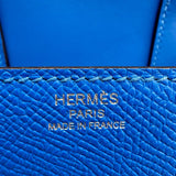 エルメス HERMES デッラカヴァッレリアミニ W刻印 ブルーフランス シルバー金具 エプソン レディース ショルダーバッグ