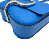 エルメス HERMES デッラカヴァッレリアミニ W刻印 ブルーフランス シルバー金具 エプソン レディース ショルダーバッグ
