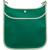 エルメス HERMES ネオエヴリンPM W刻印 ミント/ヴェールフィズ シルバー金具 トワル レディース ショルダーバッグ