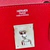 エルメス HERMES バーキン30 T刻印 ルージュカザック シルバー金具 エプソン レディース ハンドバッグ