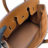 エルメス HERMES バーキン35 □J刻印 ゴールド ゴールド金具 エプソン レディース ハンドバッグ