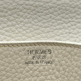 エルメス HERMES バーキン35 □O刻印 ホワイト シルバー金具 トリヨン レディース ハンドバッグ