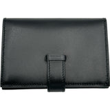 エルメス HERMES ベアンカードケース B刻印 ブラック ブラック金具 ボックスカーフ レディース カードケース