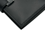 エルメス HERMES ベアンカードケース B刻印 ブラック ブラック金具 ボックスカーフ レディース カードケース