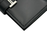 エルメス HERMES ベアンカードケース B刻印 ブラック シルバー金具 ボックスカーフ レディース カードケース